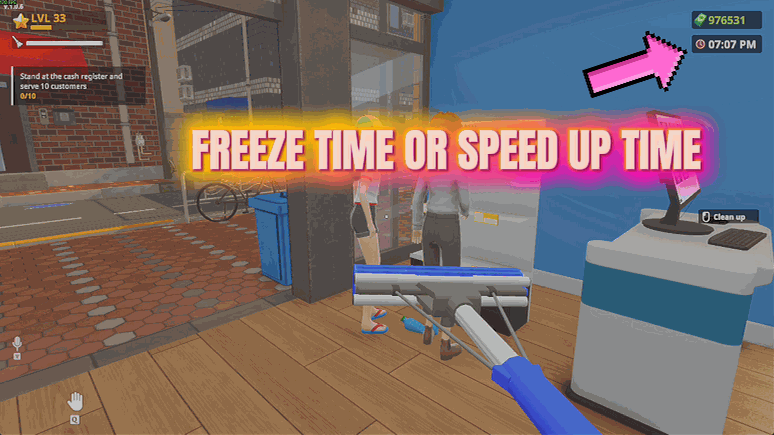 Anime Shop Simulator — Closing Time (Clock Control)